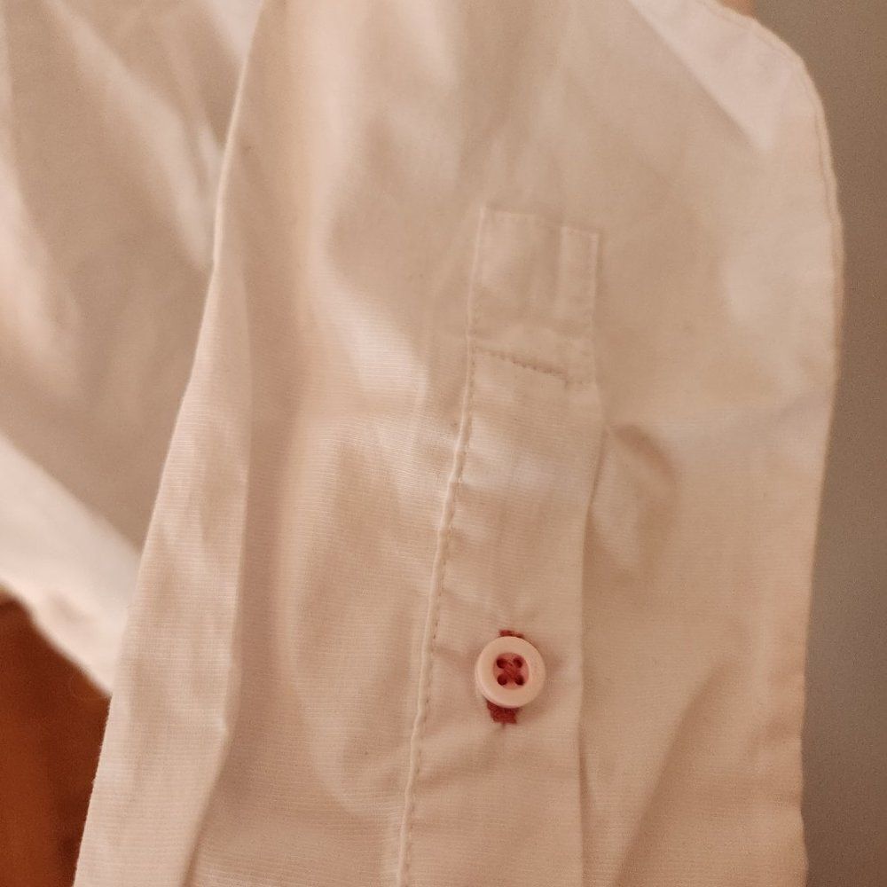 White Modern Ambition Impression Button Down - Picture 7 of 9
